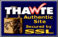 THAWTE Authentic Site: Secured by SSL